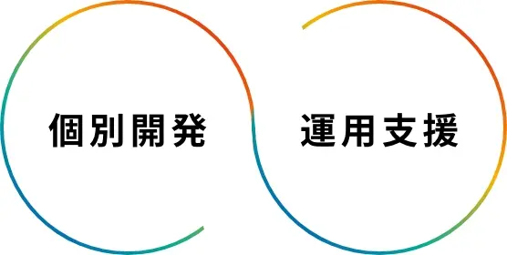 個別開発と運用支援